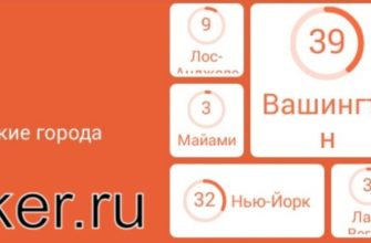 Американские города - 94 процента ответы к игре