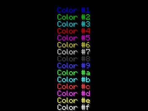 Цветовые коды